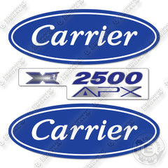 Carrier X2  2500 Decal Kit Refrigeration Unit - Aftermarket Kit