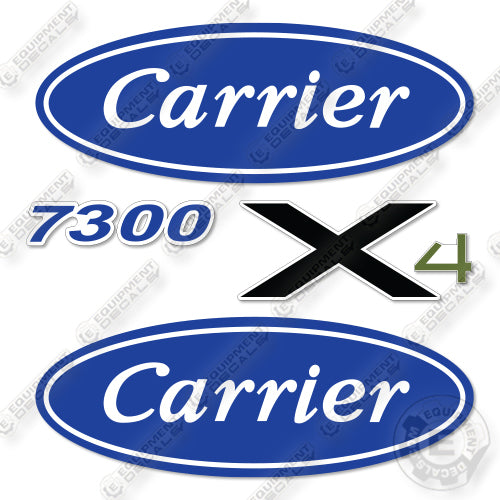Carrier X4 7300 Decal Kit Refrigeration Unit - Aftermarket Kit