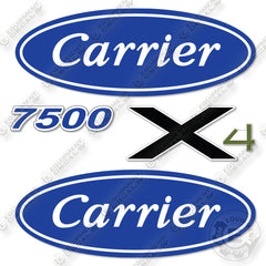 Carrier X4 7500 Decal Kit Refrigeration Unit - Aftermarket Kit