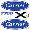Image of Carrier X4 7700 Decal Kit Refrigeration Unit - Aftermarket Kit