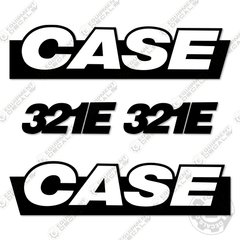 Fits Case 321E Decal Kit Wheel Loader
