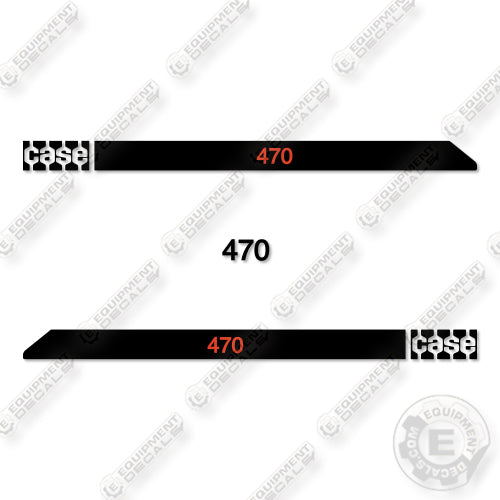 Case 470 Decal Kit Tractor -Aftermarket Kit