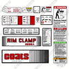 Image of Fits Coats 5065A Decal Kit Rim Clamp