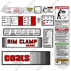 Fits Coats 5065E Decal Kit Rim Clamp