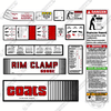 Image of Fits Coats 5065E Decal Kit Rim Clamp