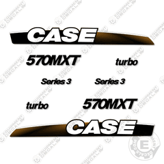 Fits Case 570MXT Series 3 Decal Kit Backhoe - STYLE 2
