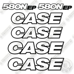 Case 580N EP Decal Kit Backhoe Loader -New Style- Aftermarket Kit