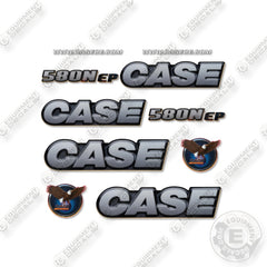 Case 580N EP Decal Kit Backhoe Loader - Aftermarket Kit