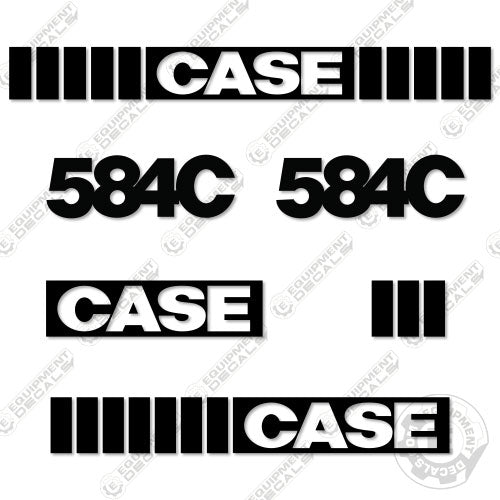 Fits Case 584C Decal Kit Forklift