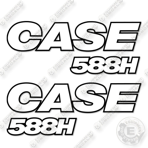 Case 588H Decal Kit  Forklift -New Style-  Aftermarket Kit