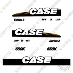 Fits Case 650K Series 3 Decal Kit Dozer