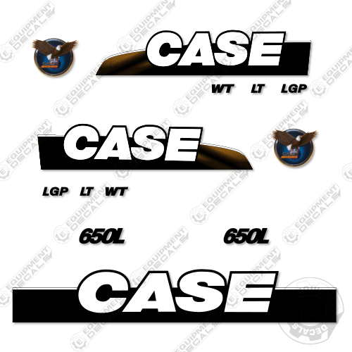 Fits Case 650L Decal Kit Dozer