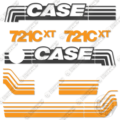Fits Case 721C XT Decal Kit Wheel Loader