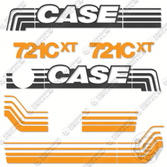 Fits Case 721C XT Decal Kit Wheel Loader