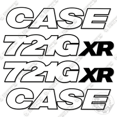 Fits Case 721G XR Decal Kit Wheel Loader - 3M Reflective!