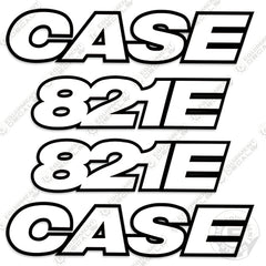 Fits Case 821E Decal Kit Wheel Loader - 3M Reflective!
