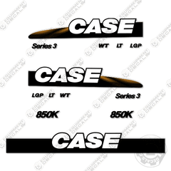 Fits Case 850K Series 3 Decal Kit Dozer