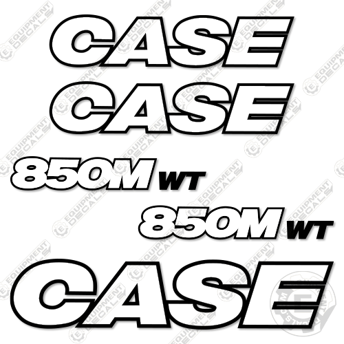 Fits Case 850M WT Decal Kit Dozer - 3M REFLECTIVE!