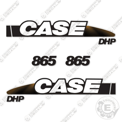 Fits Case 865 DHP Scraper Decal Kit
