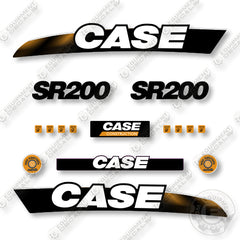 Case SR200 2011 Decal Kit Skid Steer Loader - Aftermarket Kit