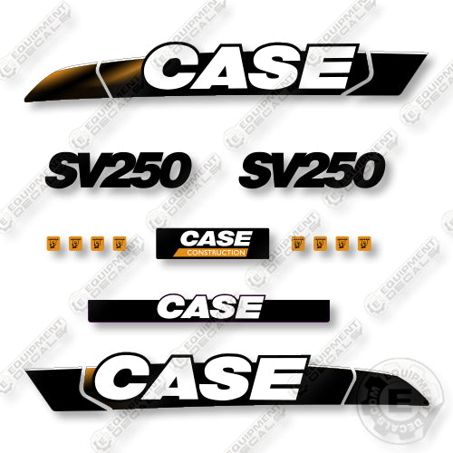 Case SV250 2011 Decal Kit Skid Steer Loader - Aftermarket Kit
