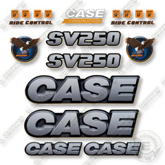 Case SV250 Decal Kit Skid Steer Loader - Aftermarket Kit