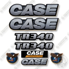 Case TR340 Style 2 Decal Kit Compact Track Loader - Aftermarket Kit