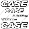 Image of Fits Case CX245DSR Decal Kit Excavator - 3M Reflective!