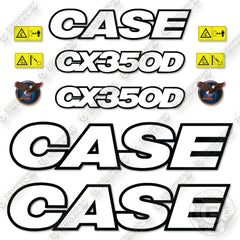 Fits Case CX350D Decal Kit Crawler Excavator