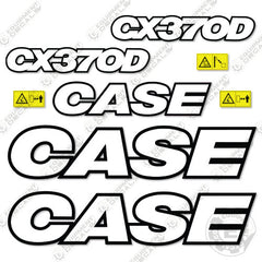 Fits Case CX370D Decal Kit Excavator - 3M Reflective!