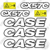 Image of Fits Case International CX57C Decal Kit Excavator