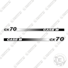 Fits Case CX70 Decal Kit Tractor (Straight Stripes)