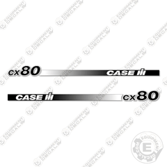 Fits Case CX80 Decal Kit Tractor (Straight Stripes)