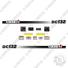 Fits Case DC132 Decal Kit Mower Conditioner