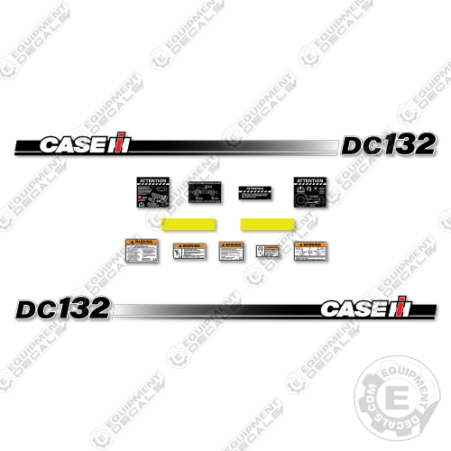 Fits Case DC132 Decal Kit Mower Conditioner – Equipment Decals