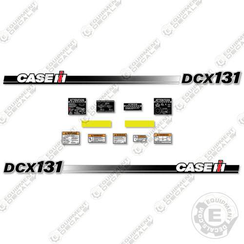 Fits Case DCX131 Decal Kit Mower Conditioner