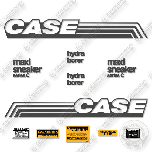 Case Cs Sticker Fits Case Maxi Sneaker Series C Decal Kit – Equipment Decals