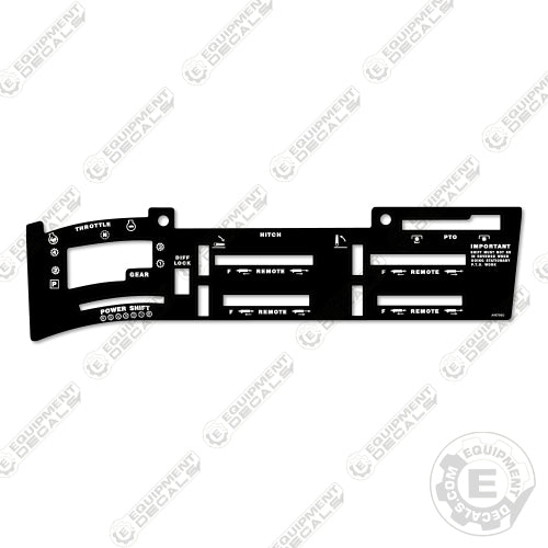 Control Decals Fits Case IH Control Lever Decal Kit - 24 Speed – Equipment Decals