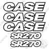 Image of Fits Case SR270 Decal Kit Skid Steer