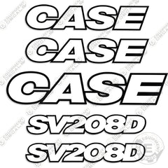 Fits Case SV208D Decal Kit Roller