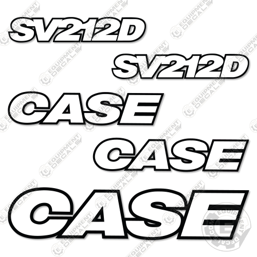 Fits Case SV212D Decal Kit Roller