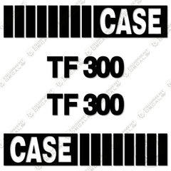 Fits Case TF300 Decal Kit Trencher
