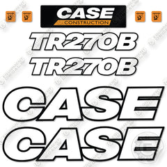 Fits Case TR270B Decal Kit Compact Track Loader
