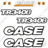 Image of Fits Case TR340B Decal Kit Track Loader - 3M REFLECTIVE VINYL!