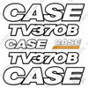 Image of Fits Case TV370B Decal Kit Track Loader - 3M REFLECTIVE VINYL!