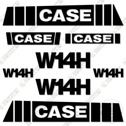 Fits Case W14H Decal Kit Wheel Loader