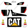 Image of Fits Caterpillar 302.5C Decal Kit Mini Excavator