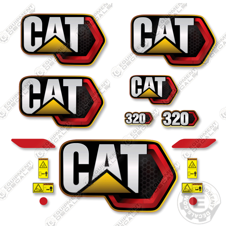 Fits Caterpillar 320 Decal Kit Excavator (Next Gen)
