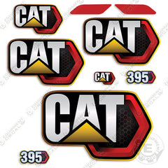 Fits Caterpillar 395 Excavator Decals Next Gen