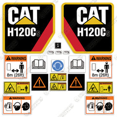 Caterpillar H120CS Decal Kit Hammer